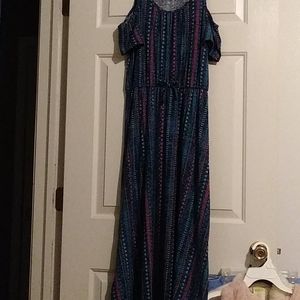 Floor length spring dress